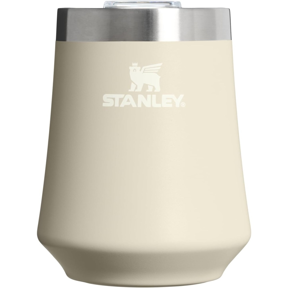 image:imageSTANLEY Reserve Wine Tumbler 11 oz Stainless Steel Travel Mug For Wine Cocktails Soda Keeps Drinks Cold for Hours BPAFree Rose QuartzToasted Almond