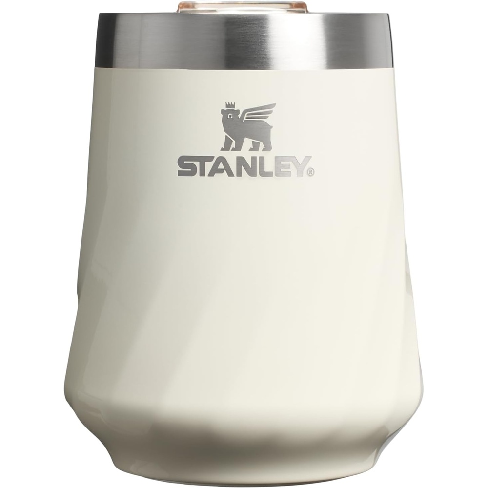 image:imageSTANLEY Reserve Wine Tumbler 11 oz Stainless Steel Travel Mug For Wine Cocktails Soda Keeps Drinks Cold for Hours BPAFree Twilight GlossCream Gloss