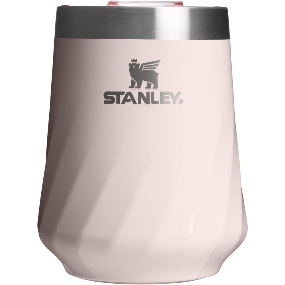 image:imageSTANLEY Reserve Wine Tumbler 11 oz Stainless Steel Travel Mug For Wine Cocktails Soda Keeps Drinks Cold for Hours BPAFree Twilight GlossRose Quartz Gloss