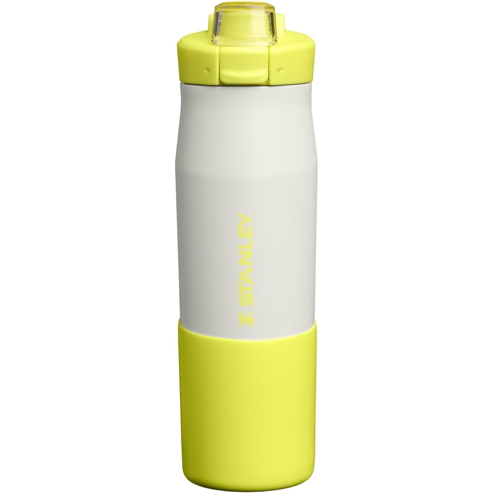 image:imageSTANLEY Vitalize Tempo Bottle 24 oz Lightweight Water Bottle ChalkPale Stone Atomic