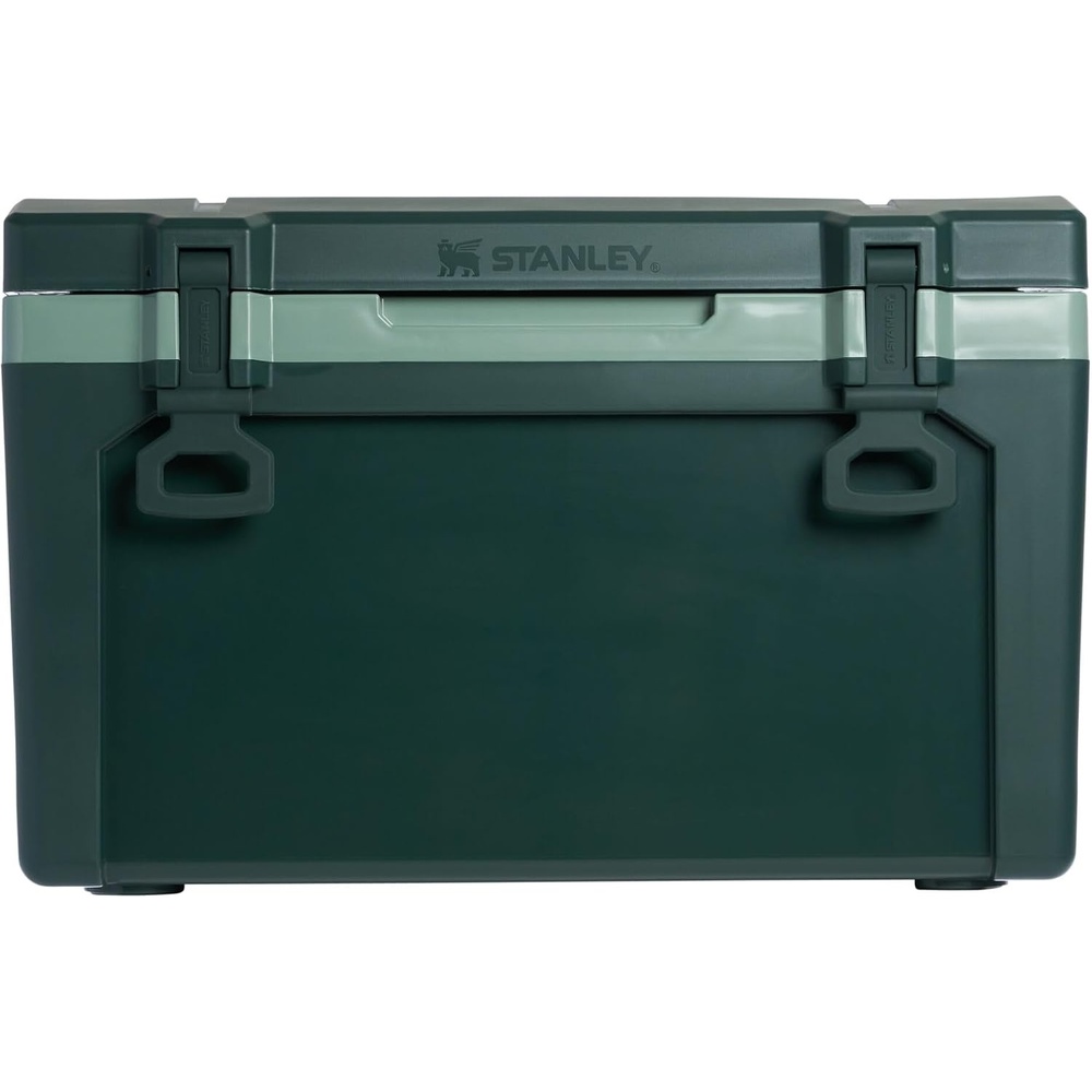 image:imageStanley Adventure Outdoor Cooler 30 qt Heavy Duty Outdoor Camping Cooler with Easy Carry Side Handles 4 Days Cooling Ice Chest for 40 Cans Flat Top Doubles as Seat BPAFree AzureSycamore