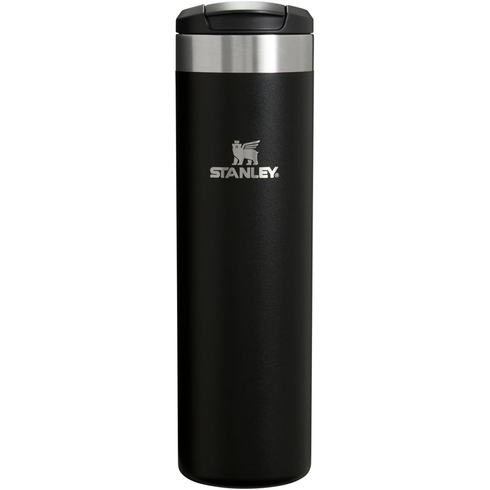 image:imageStanley AeroLight Transit Bottle 20 oz  Locking Drink Through Lid  Leak Resistant Water Bottle or Coffee Travel Mug  Lightweight Insulated Stainless Steel  BPAFree  Rose QuartzBlack
