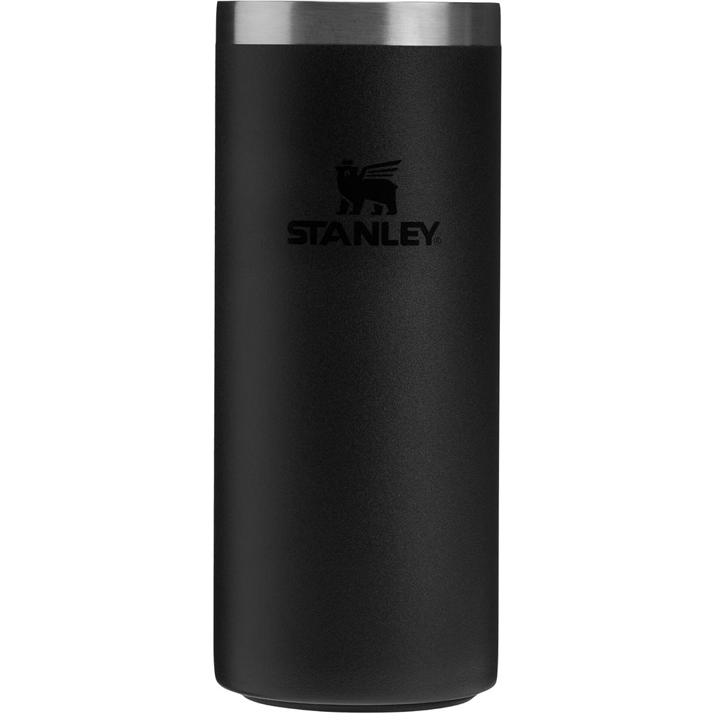 image:imageStanley Everyday Can Cooler Cup 10 oz Slim Beer Seltzers Soda and Energy Drinks Doubles as Tumbler Insulated Stainless Steel Drink Holder BPAFree Black 20