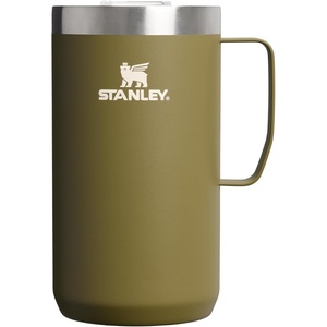 STANLEY Everyday Camp Mug 24oz | Drink Through Lid | Cup for Coffee, Tea and Drinks | Insulated Stainless Steel Coffee Mug | BPA-Free | Gunshine Metal(Thyme)
