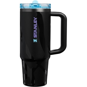 STANLEY Quencher ProTour Flipstraw Tumbler, 40 oz, Messi GOAT Pink | Built-In Straw & Handle | Cupholder Compatible for Travel | Leakproof Insulated Stainless Steel Cup | BPA-Free(Caitlin Clark Blacktop)