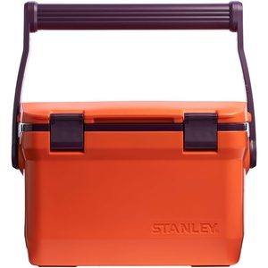 Stanley Adventure Outdoor Cooler 30 qt | Heavy Duty Outdoor Camping Cooler with Easy Carry Side Handles | 4 Days Cooling Ice Chest for 40 Cans | Flat Top Doubles as Seat | BPA-Free | Azure(Tigerlily Plum)