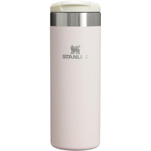 Stanley AeroLight Transit Bottle 16 oz | Locking Drink Through Lid | Leak Resistant Water Bottle or Coffee Travel Mug | Lightweight Insulated Stainless Steel | BPA-Free | Rose Quartz(16 Ounces)