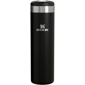 Stanley AeroLight Transit Bottle 20 oz | Locking Drink Through Lid | Leak Resistant Water Bottle or Coffee Travel Mug | Lightweight Insulated Stainless Steel | BPA-Free | Rose Quartz(Black)