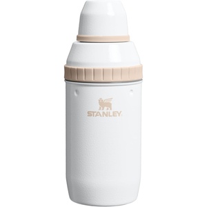 Stanley Happy Hour Cocktail Shaker Set 20 oz | Bartender Kit for Camping and Travel | Cocktail Drink Mixing Set with 2 Cups | Insulated Stainless Steel | BPA-Free | Hammertone Frost(Hammertone Frost)