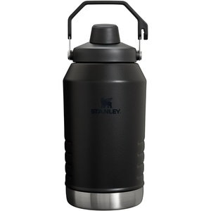 Stanley IceFlow Fast Flow Jug with Handle 96 oz | Twist On Angled Spout Lid | Leakproof for Travel and Sports | Insulated Stainless Steel | BPA-Free | Rose Quartz(Black 2.0)