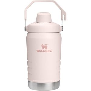 Stanley IceFlow Fast Flow Jug with Handle 96 oz | Twist On Angled Spout Lid | Leakproof for Travel and Sports | Insulated Stainless Steel | BPA-Free | Rose Quartz(Rose Quartz 2.0)