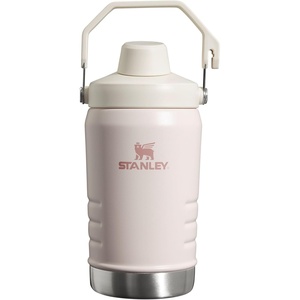 Stanley IceFlow Fast Flow Jug with Handle 96 oz | Twist On Angled Spout Lid | Leakproof for Travel and Sports | Insulated Stainless Steel | BPA-Free | Rose Quartz(Rose Quartz)