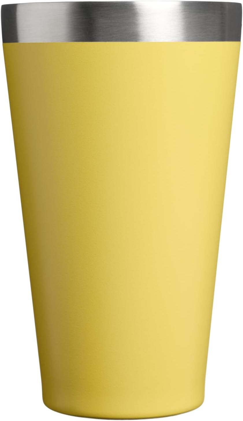 image:imageSTANLEY Adventure Stacking Beer Pint Glass 16 oz Stackable Drinking Cup for Cold Beverages Dishwasher Safe Insulated Stainless Steel Tumbler BPAFree Team Yellow Green