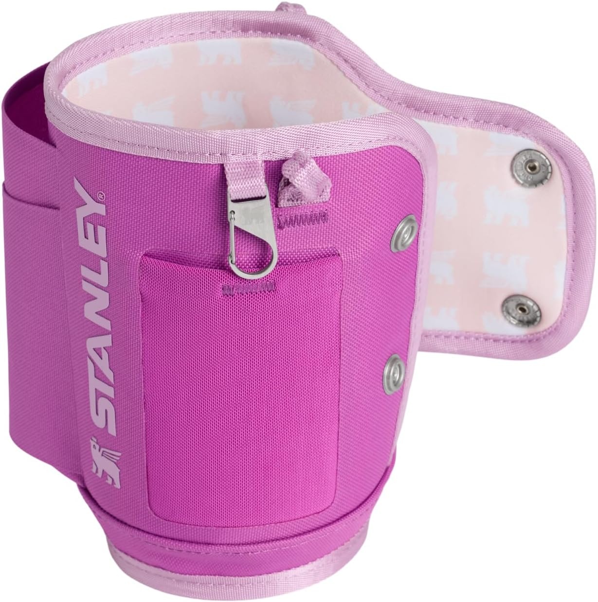 image:imageSTANLEY All Day Quencher Carry All for 30 oz Tumbler with Handle Crossbody Bag with Phone Holder Pocket Card Sleeve amp Detachable Strap Water Bottle Carrier Bag BPAFree Dark Blossom