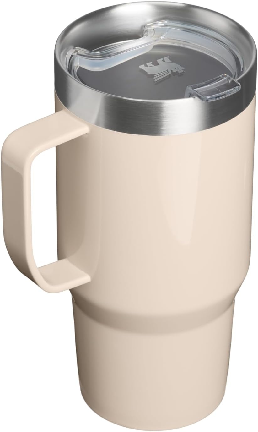 image:imageSTANLEY The Everyday Suburban Mug 24 oz Drink Through Lid Cup for Coffee Tea and Drinks Insulated Stainless Steel Coffee Mug BPAFree Champagne Gloss