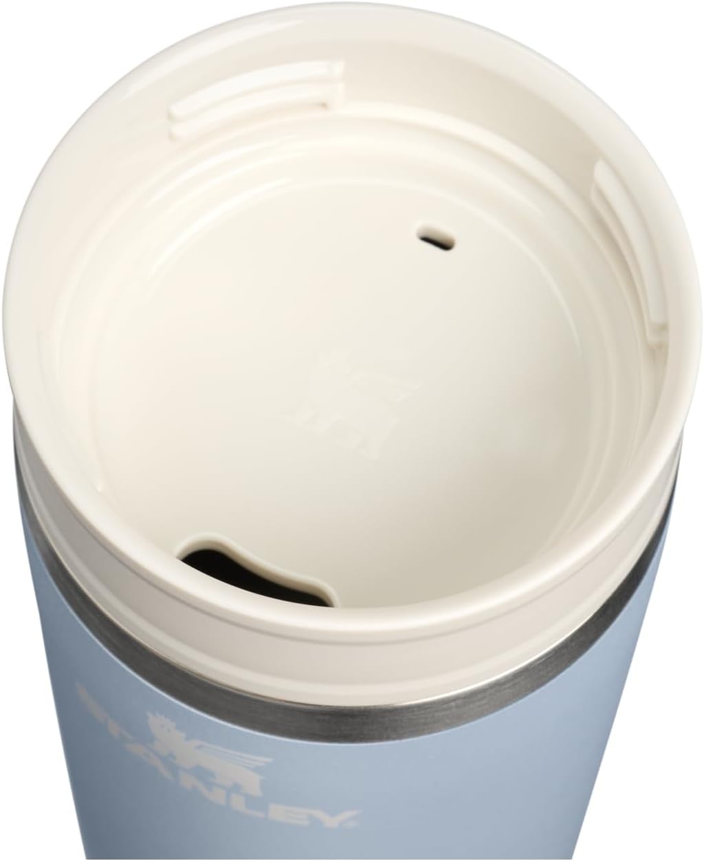 image:imageSTANLEY Cafe To Go Travel Mug 16 oz Leakproof TwoPart Drink Through Lid Tumbler Cup for Coffee Tea and Drinks Insulated Stainless Steel Coffee Mug BPAFree Blue Dream Stone