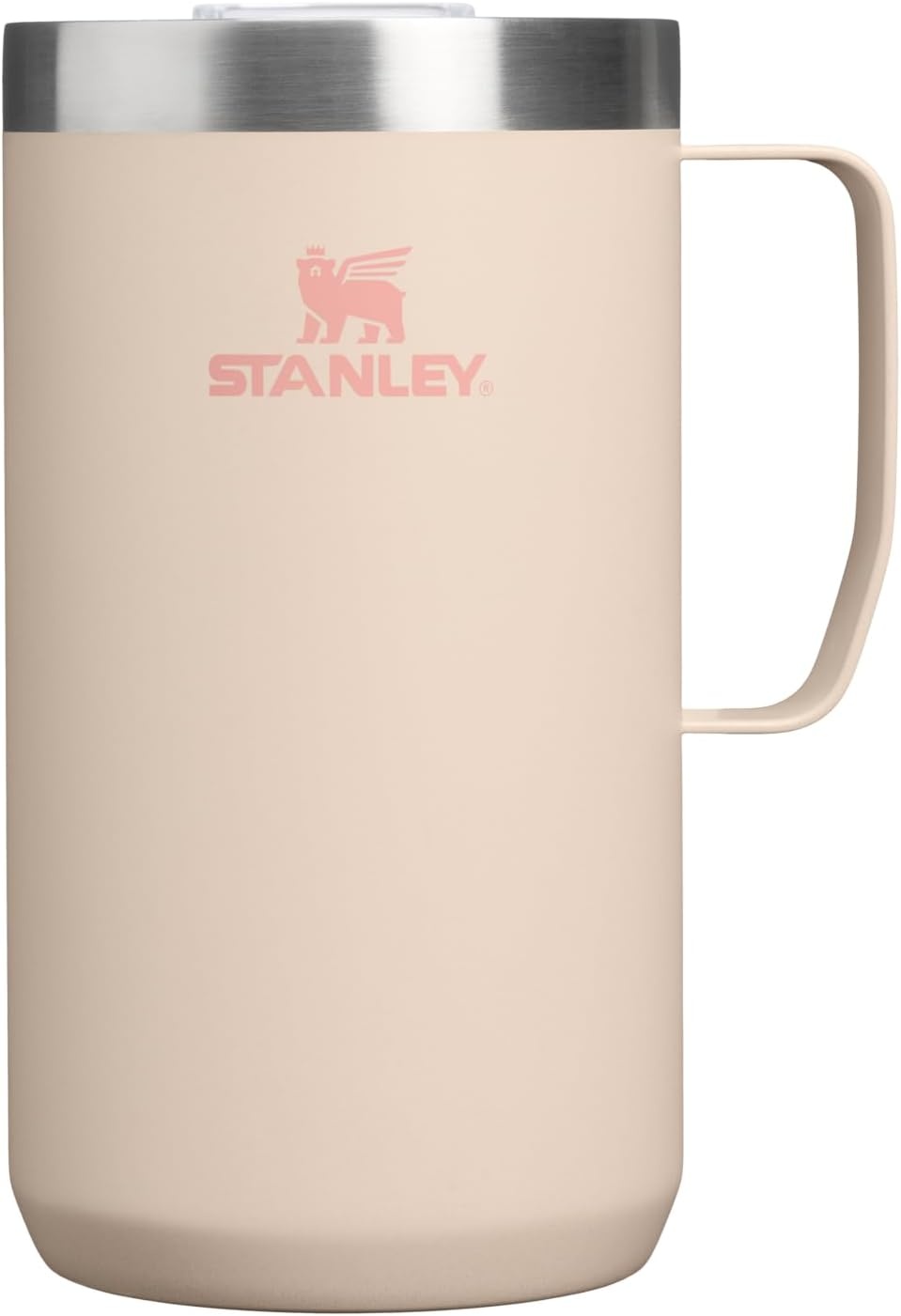 image:imageSTANLEY Everyday Camp Mug 12 oz Drink Through Lid Cup for Coffee Tea and Drinks Insulated Stainless Steel Coffee Mug BPAFree ChampagneChampagne