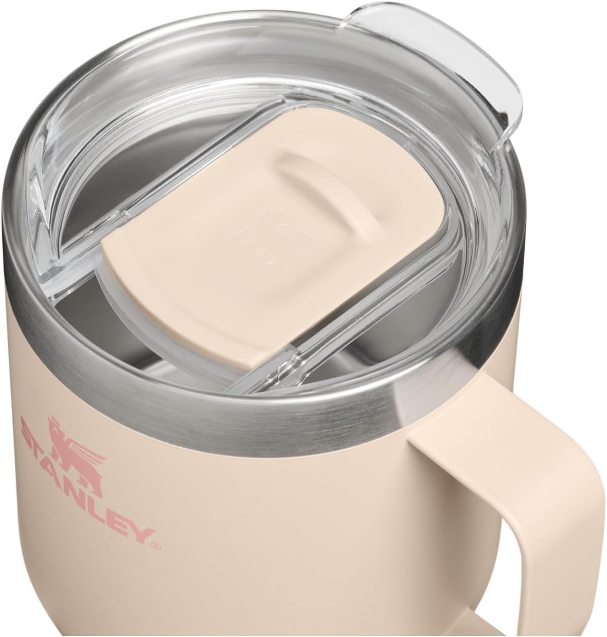 image:imageSTANLEY Everyday Camp Mug 12 oz Drink Through Lid Cup for Coffee Tea and Drinks Insulated Stainless Steel Coffee Mug BPAFree ChampagneChampagne