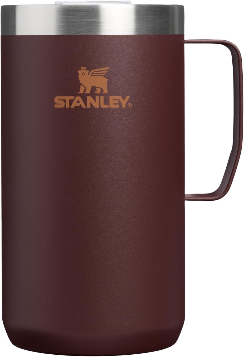image:imageSTANLEY Everyday Camp Mug 12 oz Drink Through Lid Cup for Coffee Tea and Drinks Insulated Stainless Steel Coffee Mug BPAFree ChampagneCoffee