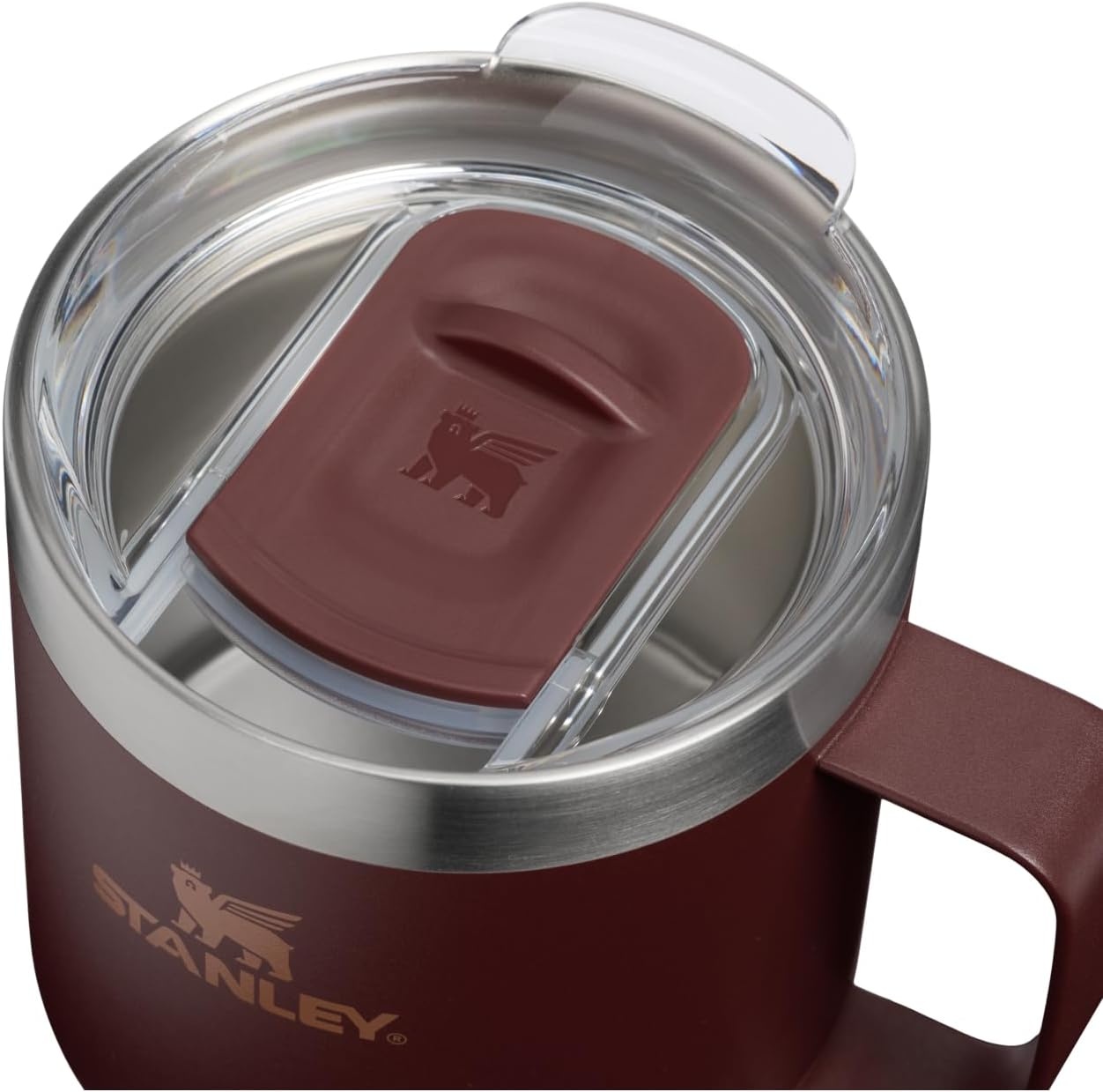 image:imageSTANLEY Everyday Camp Mug 12 oz Drink Through Lid Cup for Coffee Tea and Drinks Insulated Stainless Steel Coffee Mug BPAFree ChampagneCoffee