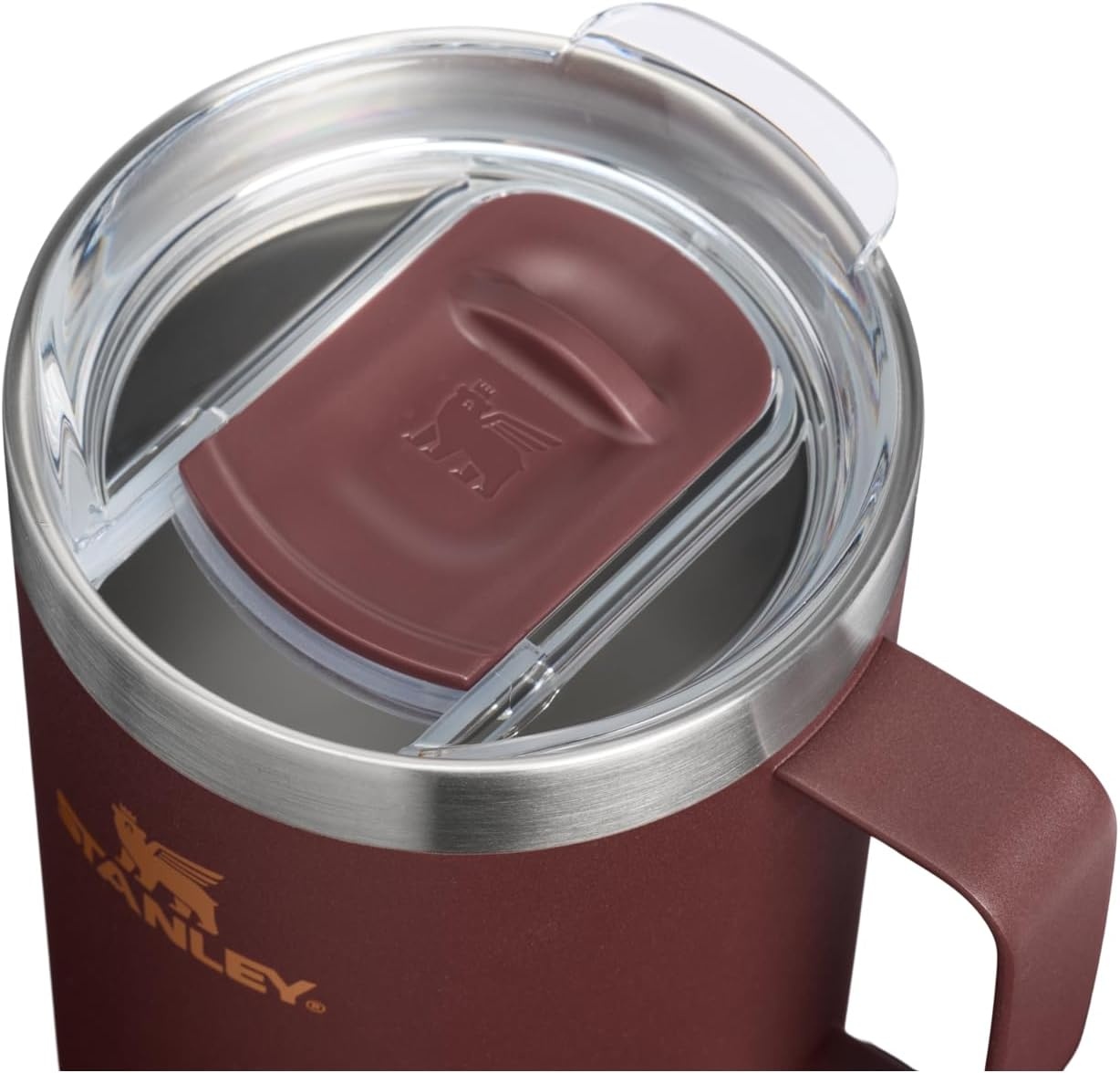 image:imageSTANLEY Everyday Camp Mug 12 oz Drink Through Lid Cup for Coffee Tea and Drinks Insulated Stainless Steel Coffee Mug BPAFree ChampagneCoffee