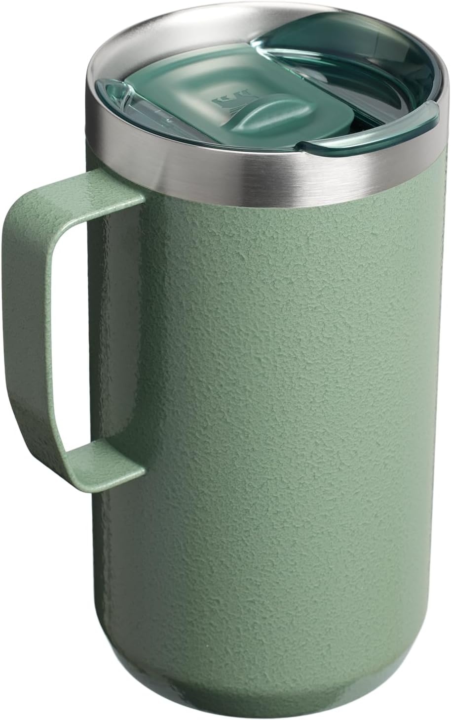 image:imageSTANLEY Everyday Camp Mug 12 oz Drink Through Lid Cup for Coffee Tea and Drinks Insulated Stainless Steel Coffee Mug BPAFree ChampagneHammertone Green