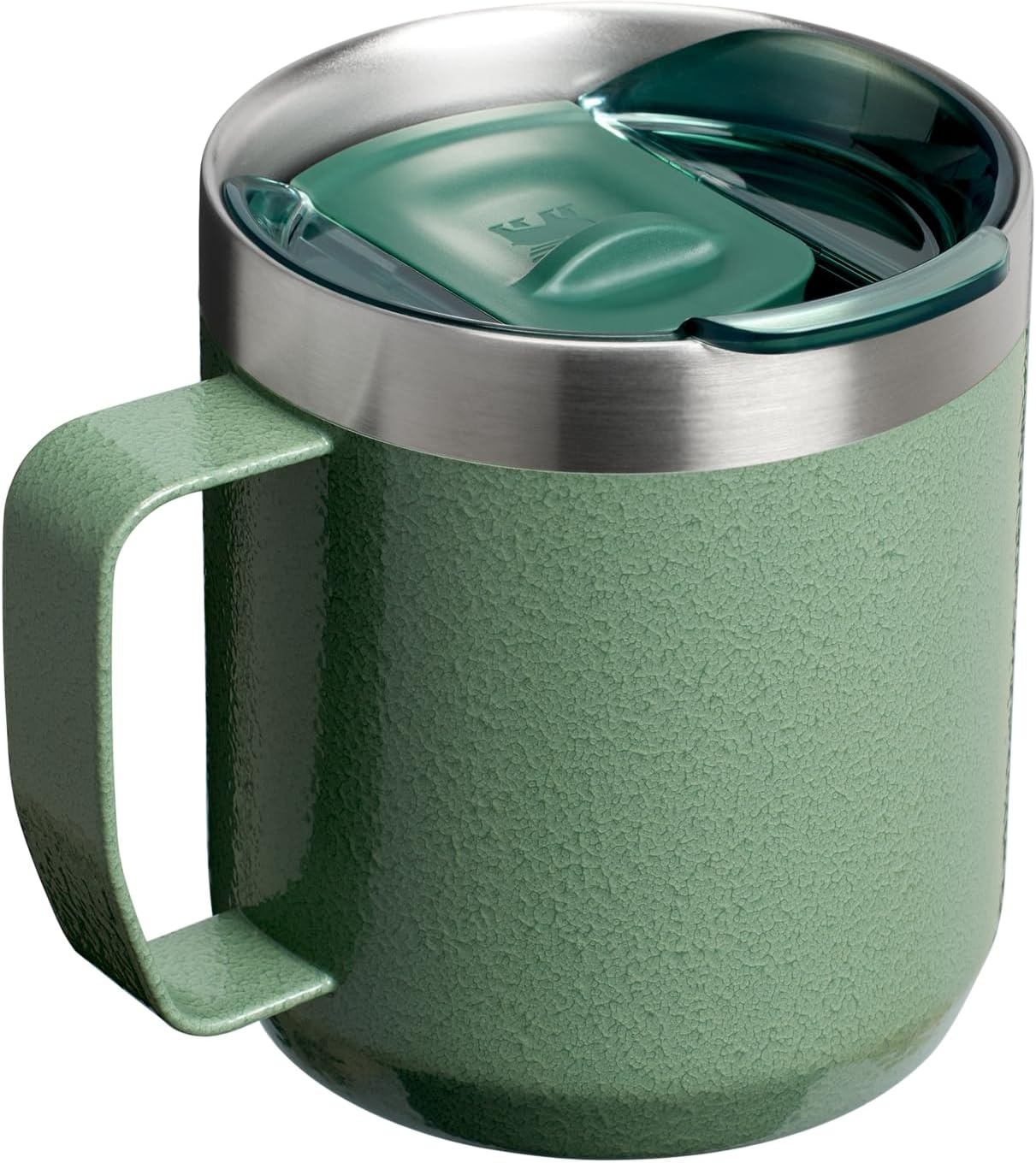 image:imageSTANLEY Everyday Camp Mug 12 oz Drink Through Lid Cup for Coffee Tea and Drinks Insulated Stainless Steel Coffee Mug BPAFree ChampagneHammertone Green