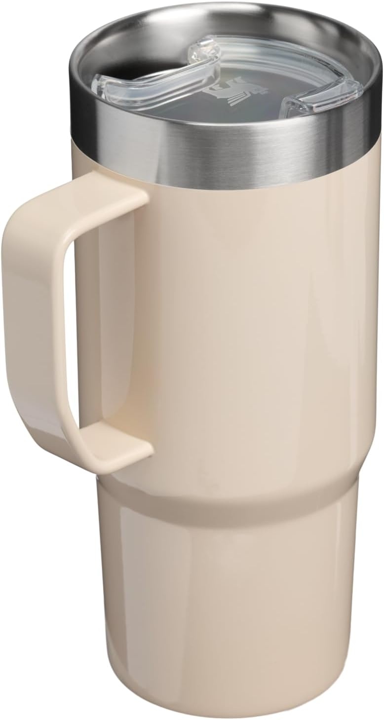 image:imageSTANLEY The Everyday Suburban Mug 16 oz Drink Through Lid Cup for Coffee Tea and Drinks Insulated Stainless Steel Coffee Mug BPAFree Blue Dream GlossChampagne Gloss