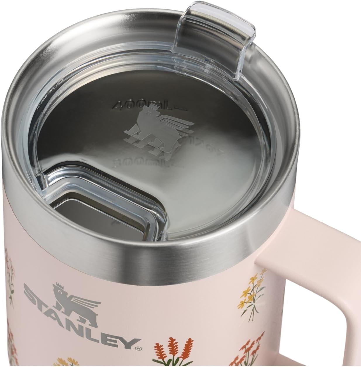 image:imageSTANLEY The Everyday Suburban Mug 16 oz Drink Through Lid Cup for Coffee Tea and Drinks Insulated Stainless Steel Coffee Mug BPAFree Blue Dream GlossRose Quartz Bouquets