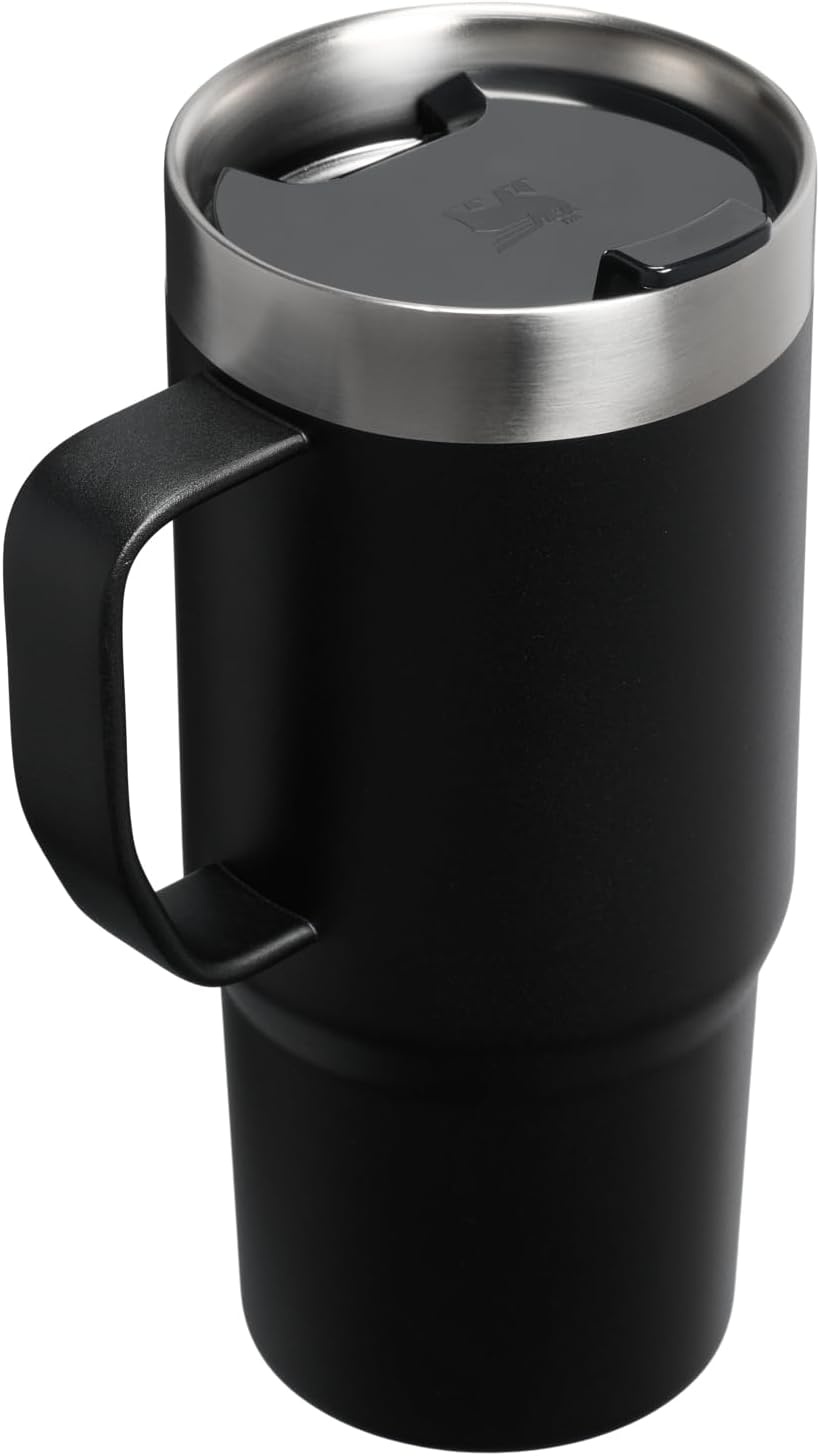 image:imageSTANLEY The Everyday Suburban Mug 16 oz Drink Through Lid Cup for Coffee Tea and Drinks Insulated Stainless Steel Coffee Mug BPAFree Blue Dream GlossBlack 20
