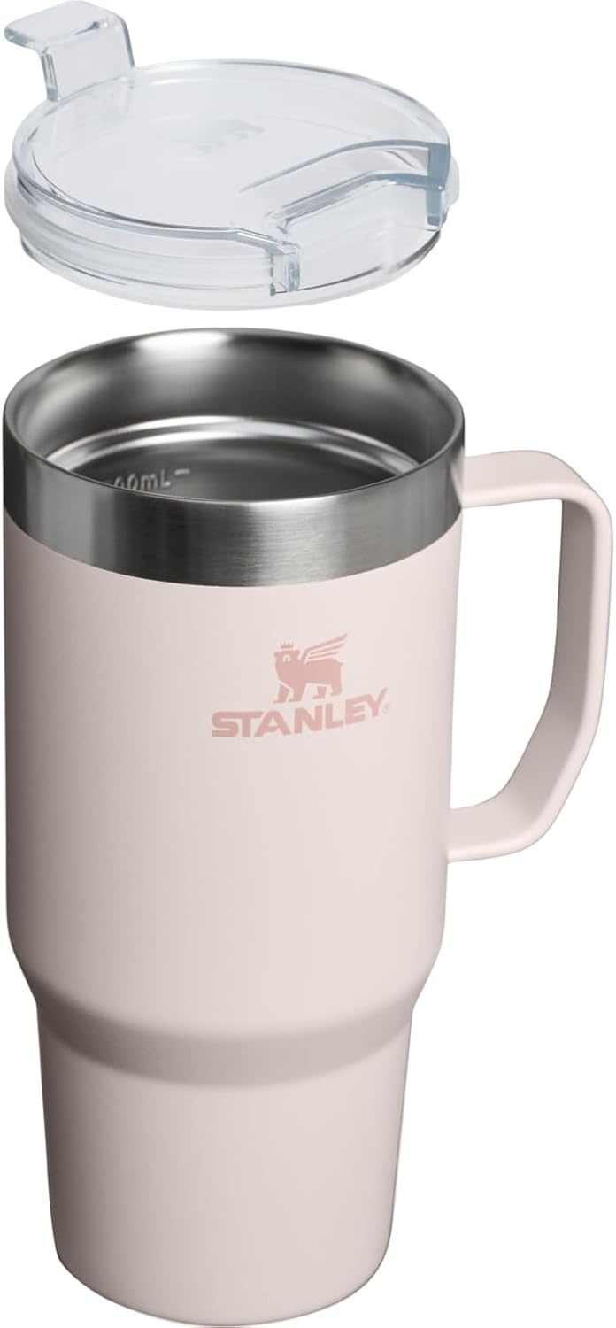 image:imageSTANLEY The Everyday Suburban Mug 16 oz Drink Through Lid Cup for Coffee Tea and Drinks Insulated Stainless Steel Coffee Mug BPAFree Blue Dream GlossRose Quartz