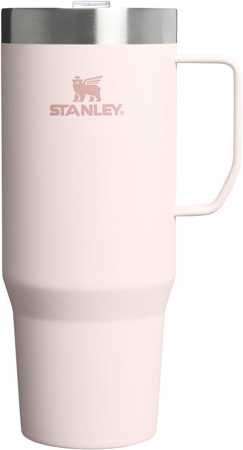 image:imageSTANLEY The Everyday Suburban Mug 16 oz Drink Through Lid Cup for Coffee Tea and Drinks Insulated Stainless Steel Coffee Mug BPAFree Blue Dream GlossRose Quartz