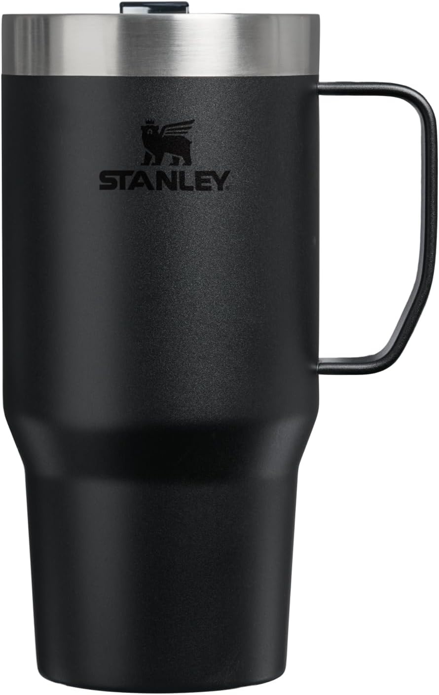 image:imageSTANLEY The Everyday Suburban Mug 16 oz Drink Through Lid Cup for Coffee Tea and Drinks Insulated Stainless Steel Coffee Mug BPAFree Blue Dream GlossBlack 20