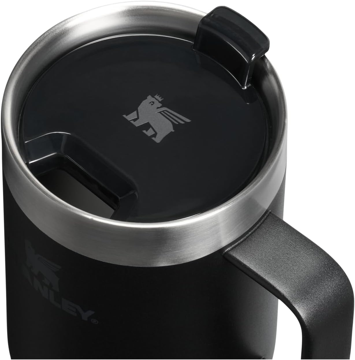 image:imageSTANLEY The Everyday Suburban Mug 16 oz Drink Through Lid Cup for Coffee Tea and Drinks Insulated Stainless Steel Coffee Mug BPAFree Blue Dream GlossBlack 20