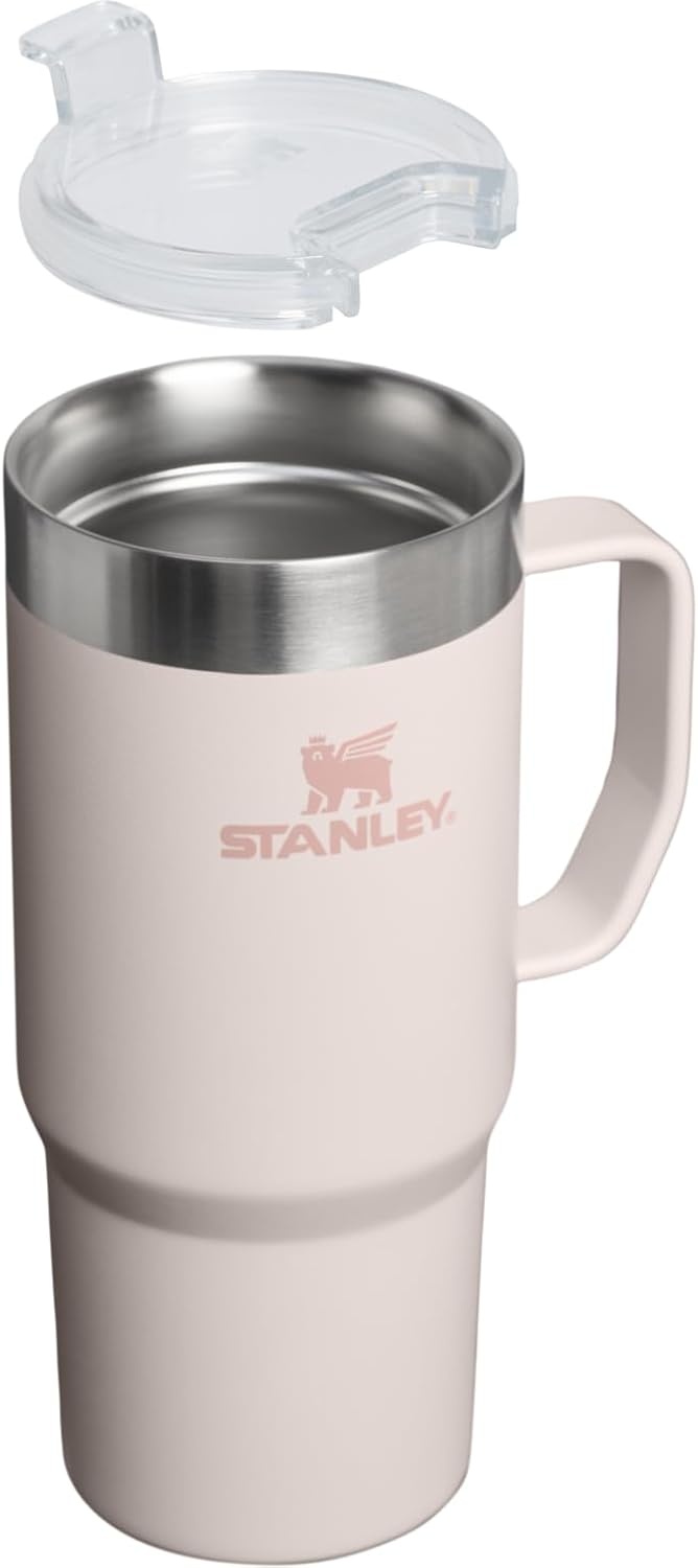 image:imageSTANLEY The Everyday Suburban Mug 16 oz Drink Through Lid Cup for Coffee Tea and Drinks Insulated Stainless Steel Coffee Mug BPAFree Blue Dream GlossRose Quartz