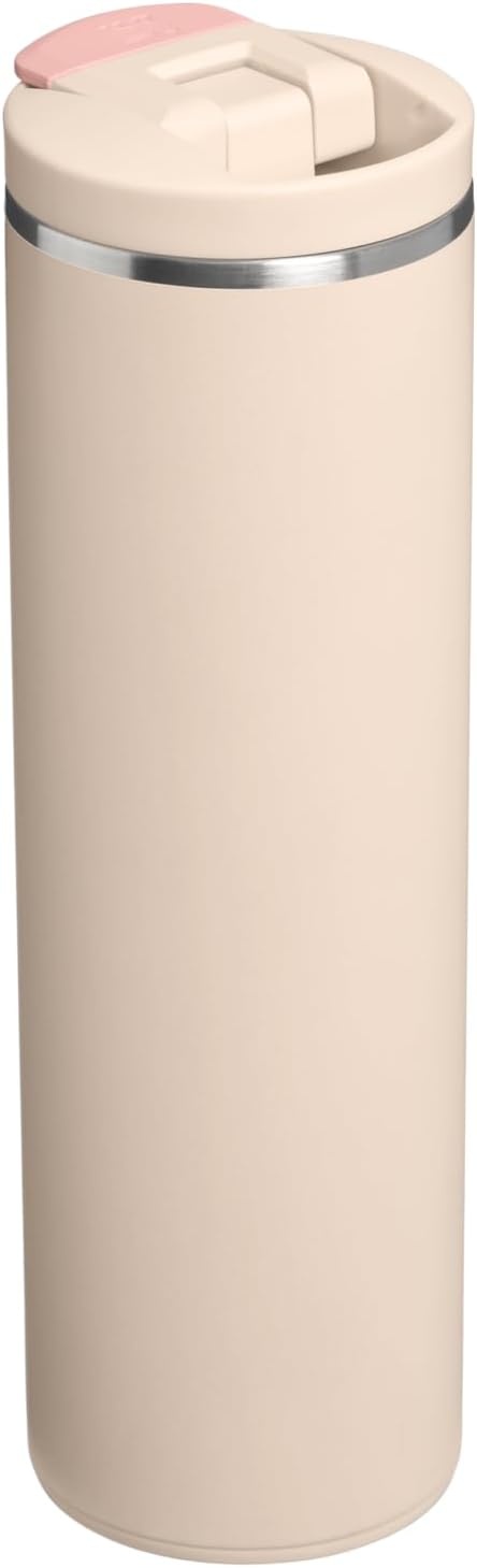 image:imageSTANLEY Transit FlipTop Mug Leakproof Coffee Travel Cup Vacuum Insulated Stainless Steel Stays Hot or Cold for Hours BPAFree 16 oz Champagne