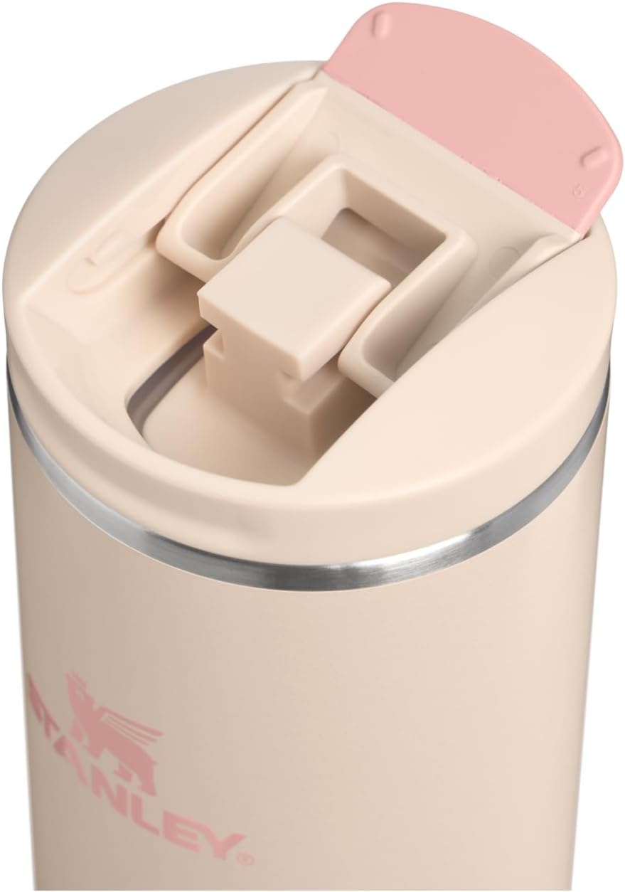 image:imageSTANLEY Transit FlipTop Mug Leakproof Coffee Travel Cup Vacuum Insulated Stainless Steel Stays Hot or Cold for Hours BPAFree 16 oz Champagne