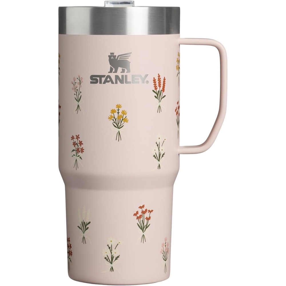 image:imageSTANLEY The Everyday Suburban Mug 16 oz Drink Through Lid Cup for Coffee Tea and Drinks Insulated Stainless Steel Coffee Mug BPAFree Blue Dream GlossRose Quartz Bouquets