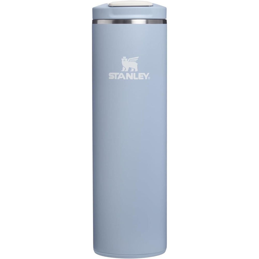 image:imageSTANLEY Transit FlipTop Mug Leakproof Coffee Travel Cup Vacuum Insulated Stainless Steel Stays Hot or Cold for Hours BPAFree 16 oz Blue Dream Stone