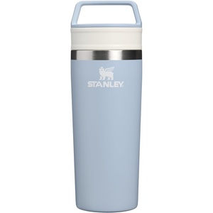 STANLEY Cafe To Go Travel Mug 16 oz | Leakproof Two-Part Drink Through Lid | Tumbler Cup for Coffee, Tea and Drinks | Insulated Stainless Steel Coffee Mug | BPA-Free | Blue Dream Stone