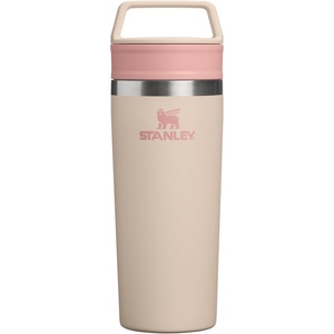 STANLEY Cafe To Go Travel Mug 16 oz | Leakproof Two-Part Drink Through Lid | Tumbler Cup for Coffee, Tea and Drinks | Insulated Stainless Steel Coffee Mug | BPA-Free | Champagne