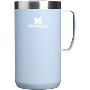 STANLEY Everyday Camp Mug 12 oz | Drink Through Lid | Cup for Coffee, Tea and Drinks | Insulated Stainless Steel Coffee Mug | BPA-Free | Champagne(Blue Dream Stone)