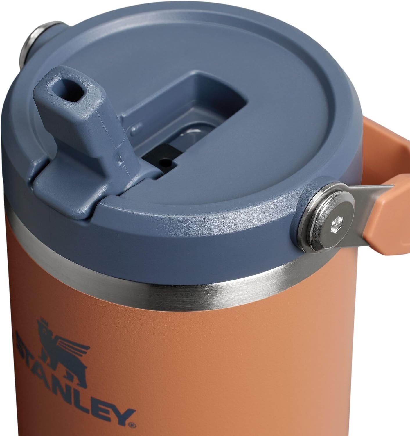image:imageSTANLEY IceFlow 20 Flip Straw Tumbler 30 oz Pacific Hypergrip Easy Carry Handle Twist On Lid and Flip Up Straw Leak Resistant Water Bottle Insulated Stainless Steel BPAFreeToast