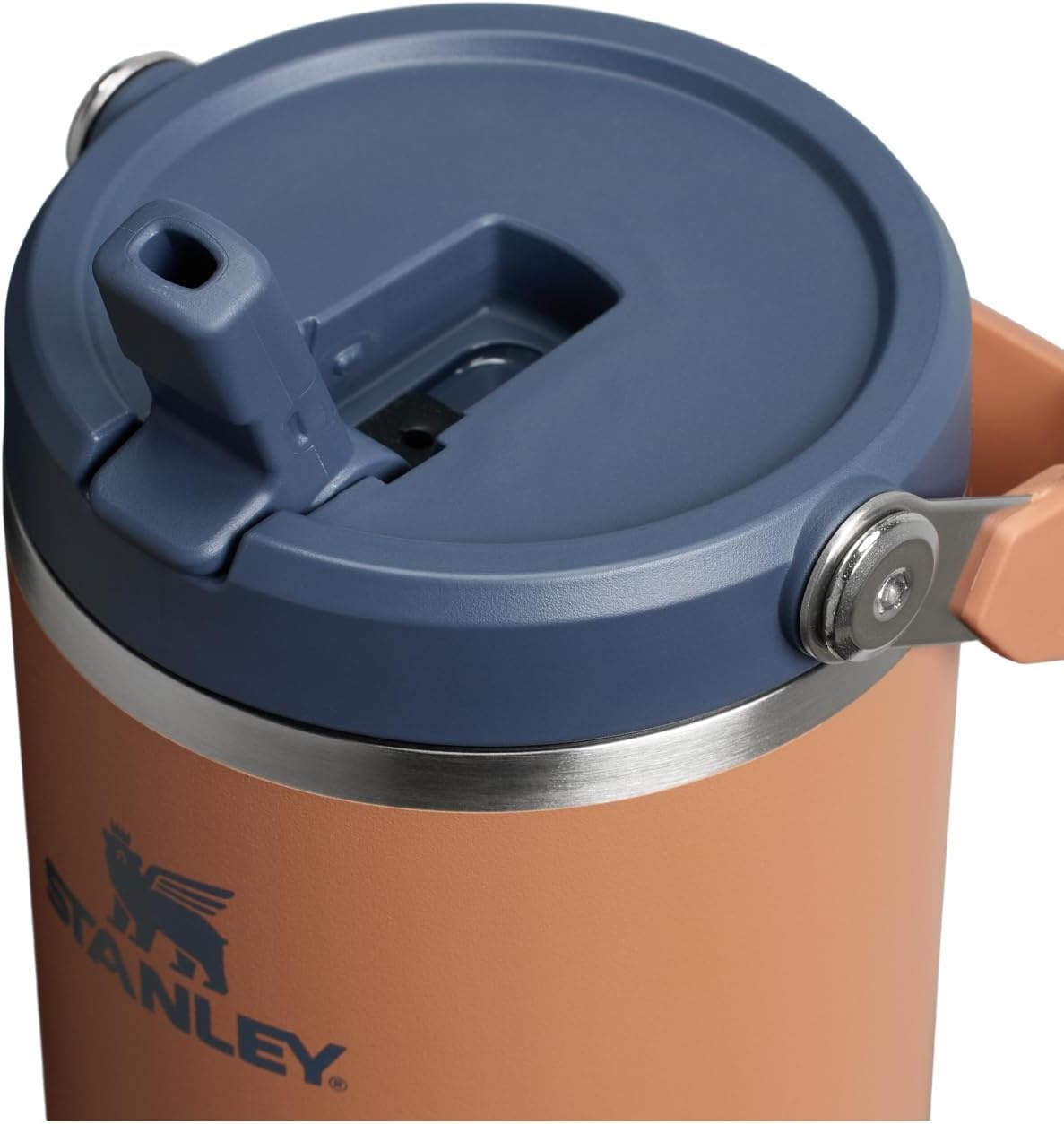 image:imageSTANLEY IceFlow 20 Flip Straw Tumbler 30 oz Pacific Hypergrip Easy Carry Handle Twist On Lid and Flip Up Straw Leak Resistant Water Bottle Insulated Stainless Steel BPAFreeToast