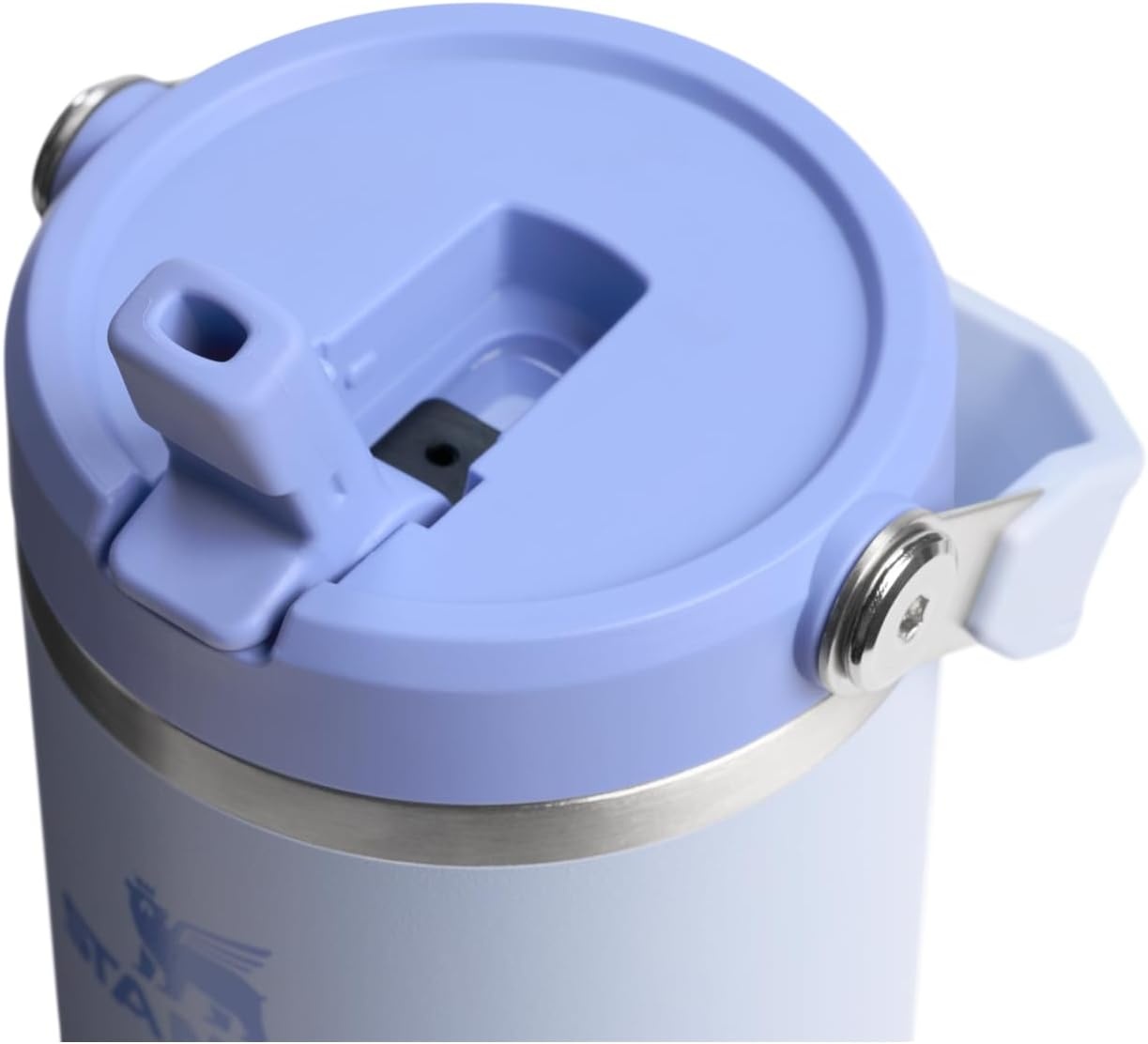 image:imageSTANLEY IceFlow 20 Flip Straw Tumbler 30 oz Pacific Hypergrip Easy Carry Handle Twist On Lid and Flip Up Straw Leak Resistant Water Bottle Insulated Stainless Steel BPAFreeDew Drop