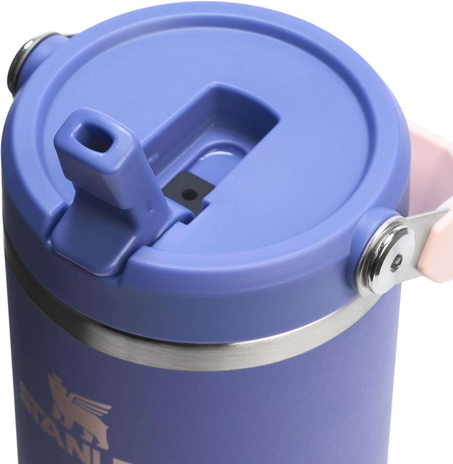 image:imageSTANLEY IceFlow 20 Flip Straw Tumbler 30 oz Pacific Hypergrip Easy Carry Handle Twist On Lid and Flip Up Straw Leak Resistant Water Bottle Insulated Stainless Steel BPAFreeLupine