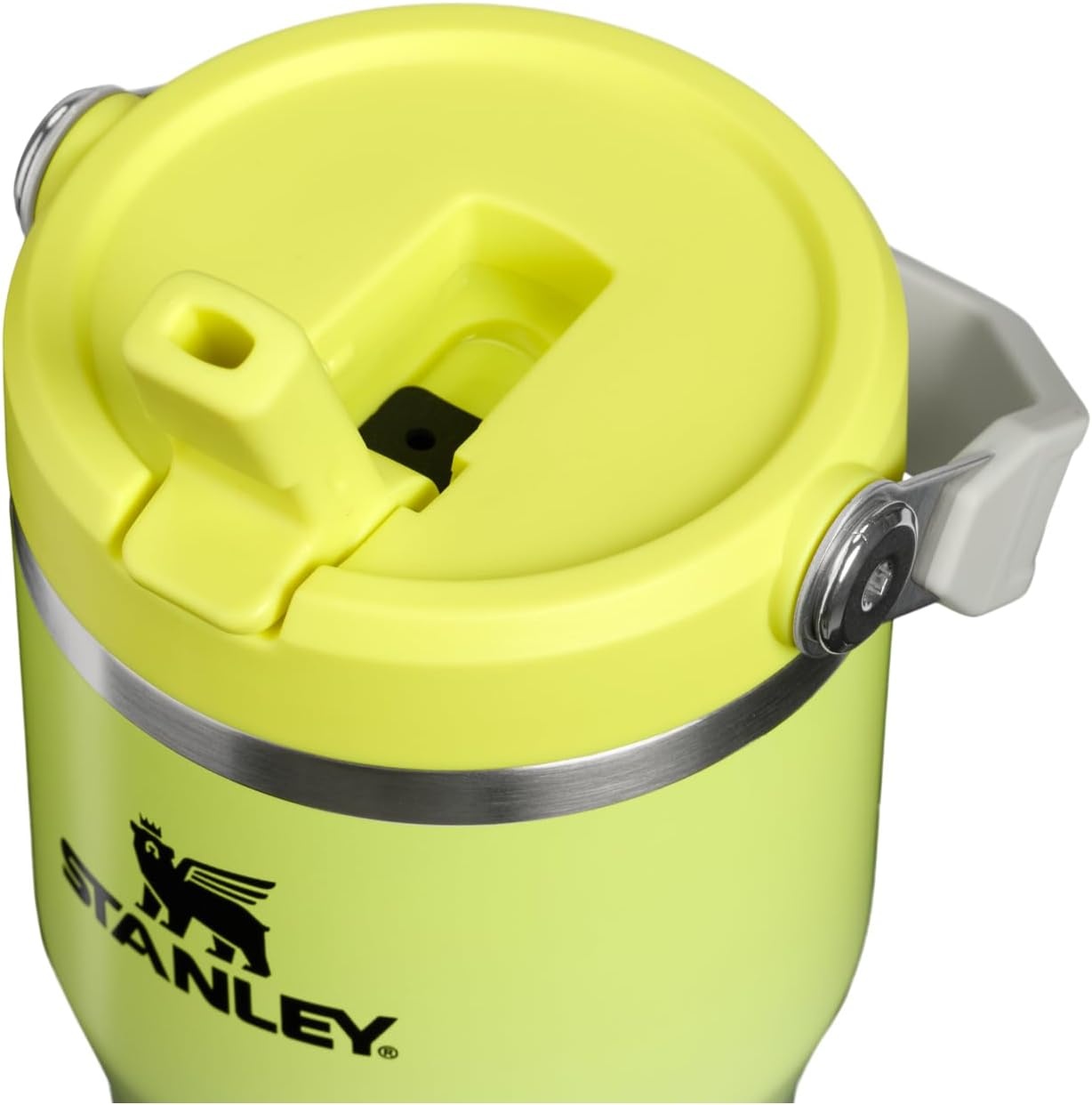 image:imageSTANLEY IceFlow 20 Flip Straw Tumbler 30 oz Pacific Hypergrip Easy Carry Handle Twist On Lid and Flip Up Straw Leak Resistant Water Bottle Insulated Stainless Steel BPAFreeAtomic Gradient