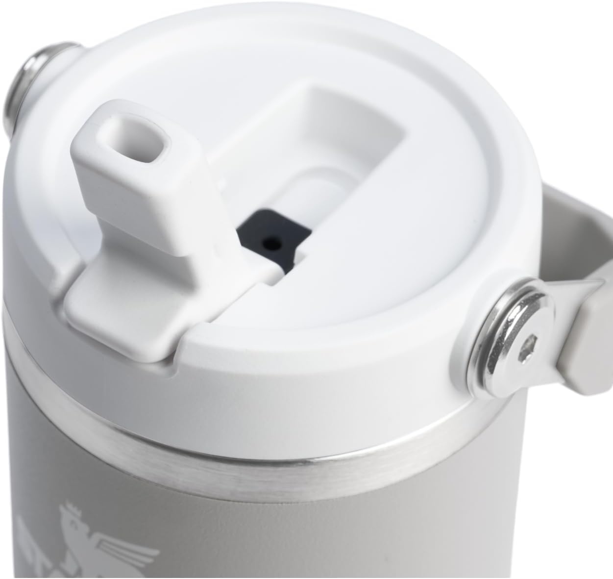 image:imageSTANLEY IceFlow 20 Flip Straw Tumbler 30 oz Pacific Hypergrip Easy Carry Handle Twist On Lid and Flip Up Straw Leak Resistant Water Bottle Insulated Stainless Steel BPAFreeAsh 20