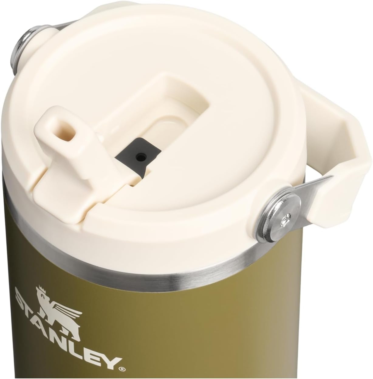 image:imageSTANLEY IceFlow 20 Flip Straw Tumbler 30 oz Pacific Hypergrip Easy Carry Handle Twist On Lid and Flip Up Straw Leak Resistant Water Bottle Insulated Stainless Steel BPAFreeThyme