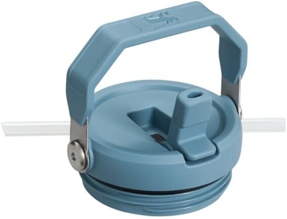 image:imageSTANLEY IceFlow 20 Flip Straw Tumbler 30 oz Pacific Hypergrip Easy Carry Handle Twist On Lid and Flip Up Straw Leak Resistant Water Bottle Insulated Stainless Steel BPAFreeNavy